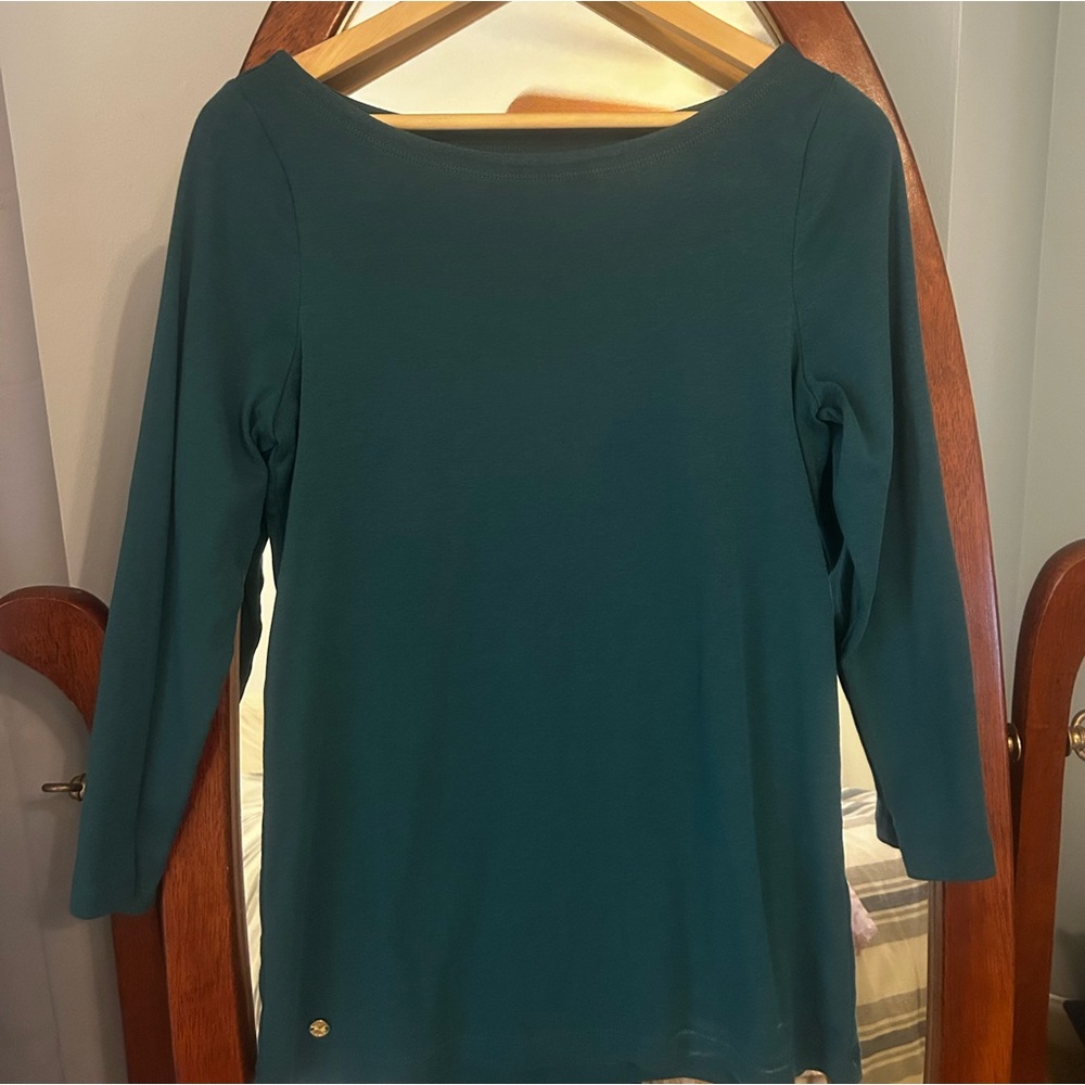 Lilly Pulitzer Green Top EUC
